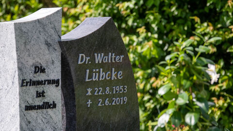 Grabstein von Dr. Walter Lübcke